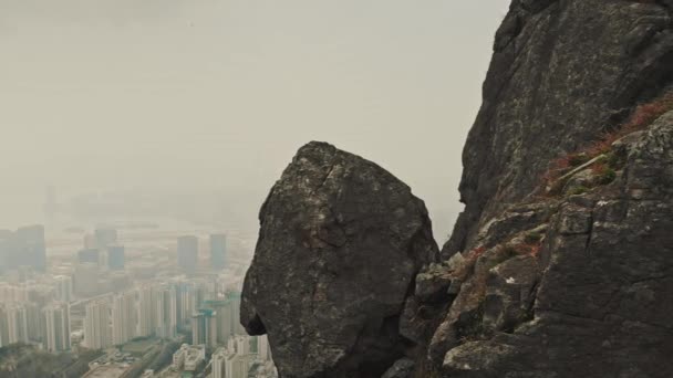 Hongkong Hava Dron Görünümü — Stok video