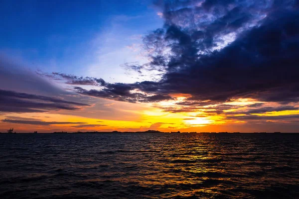 Sea Sunset Beautiful Cloud Twilight — Stock Photo, Image