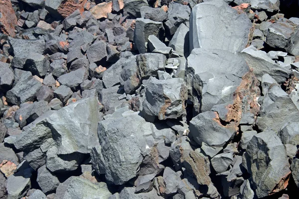 Pedra velha da lava no pico do forno Caldera, Reunion, França — Fotografia de Stock