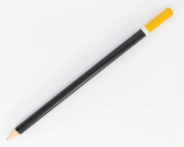 Yellow and black pencil — ストック写真