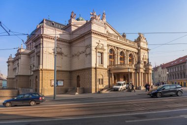 Pilsen, Çek Cumhuriyeti - 02/08/2018: Jk Tyl Pilsen tiyatroda