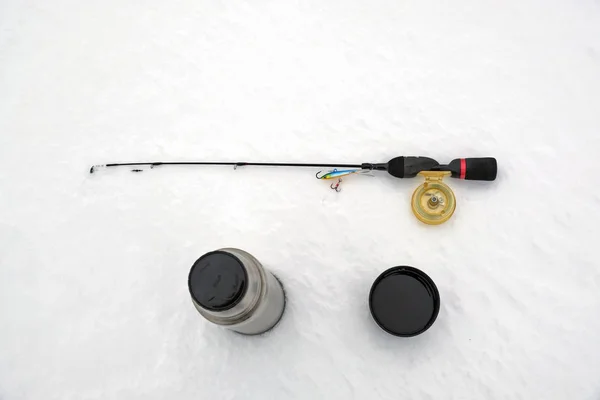 Fishing gear for winter fishing. — Stock Photo, Image