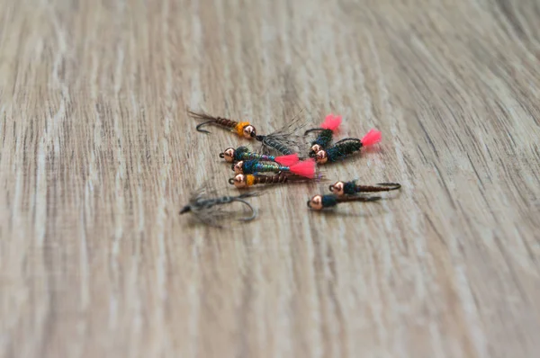 Sinekler sinek balıkçılık için — Stok fotoğraf