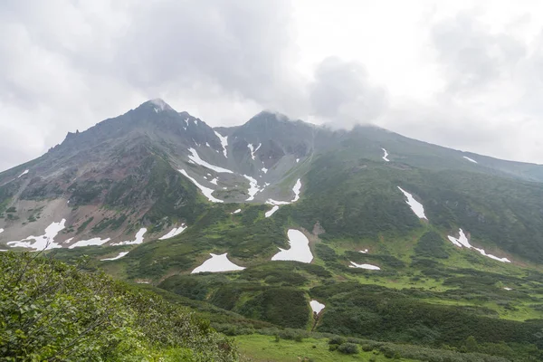 Cordillera Vachkazhets Península Kamchatka Rusia Estos Son Los Restos Antiguo — Foto de Stock