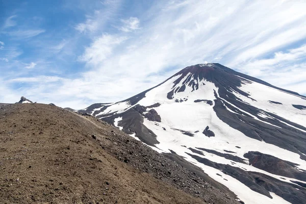 Avachinsky Volkanı Kamçatka Yarımadası Rusya Petropavlovsk Kamçatsky Şehrinin Kuzeyinde Avacha — Stok fotoğraf