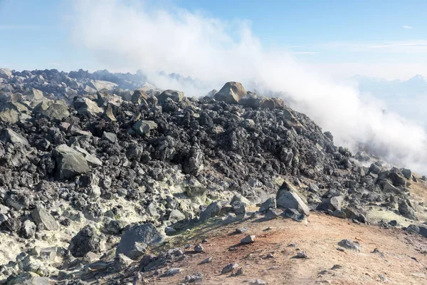 Volcan Avachinsky Péninsule Kamchatka Russie Volcan Actif Situé Nord Ville — Photo