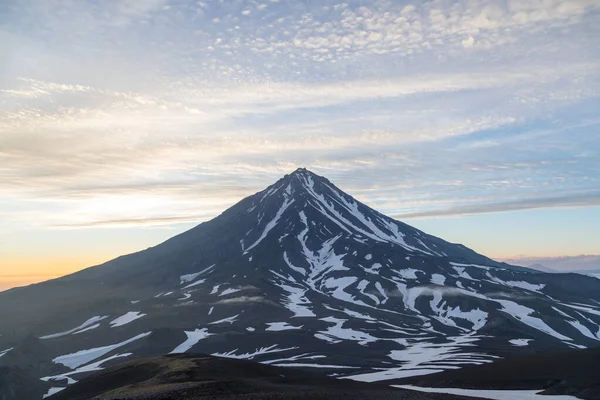 Koryaksky Vulkaan Kamtsjatka Schiereiland Rusland Een Actieve Vulkaan Ten Noorden — Stockfoto