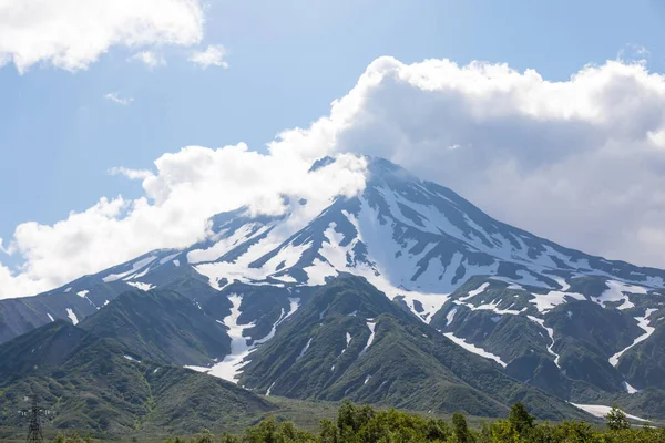 Vilyuchinsky Vulkaan Kamtsjatka Schiereiland Rusland Het Ligt Ten Zuidwesten Van — Stockfoto
