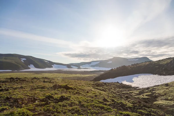 Kamtjatka Halvön Ryssland Utsikt Från Sluttningarna Gorely Vulkan — Stockfoto