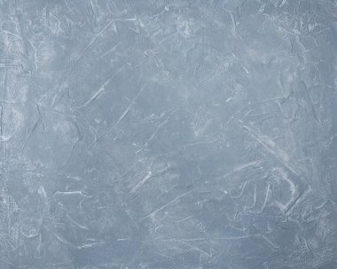 Mavi gri beton tavan arası tasarımı, boş saf duvar kağıdı. Boşluğu ve üst görünümü kopyala