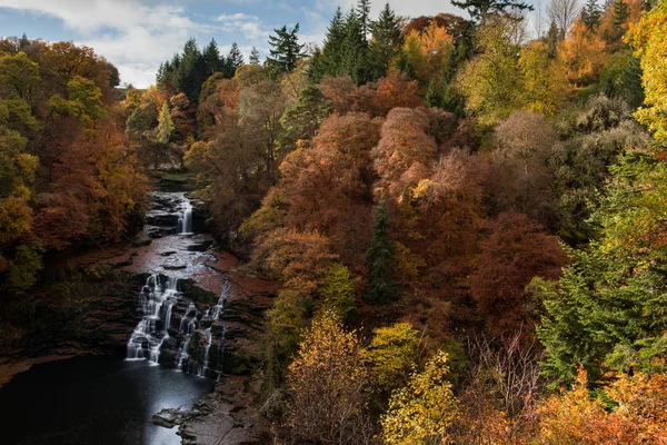 Водоспад Клайд Шотландії — стокове фото