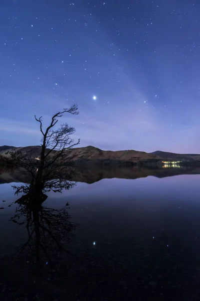 Derwent vodní mola soumraku — Stock fotografie