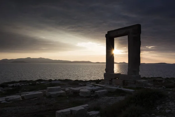 Temple of Apollo Naxos — Stock Photo, Image