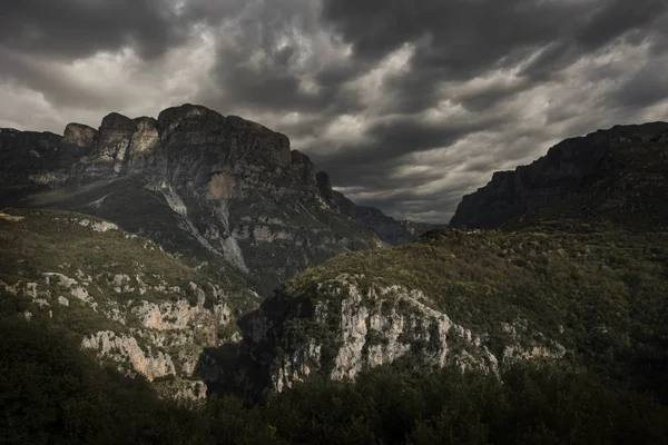 Vikos Gorg, norte da Grécia — Fotografia de Stock