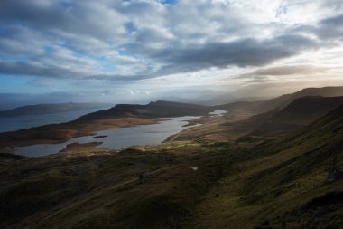 Isle of Skye Inner Hebrides, sırtta Trotternish