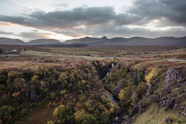 Isla Skye Cascada Escocia Hebridas Interiores —  Fotos de Stock