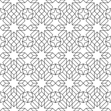 Geometrik çizgi tasarlamak vektör