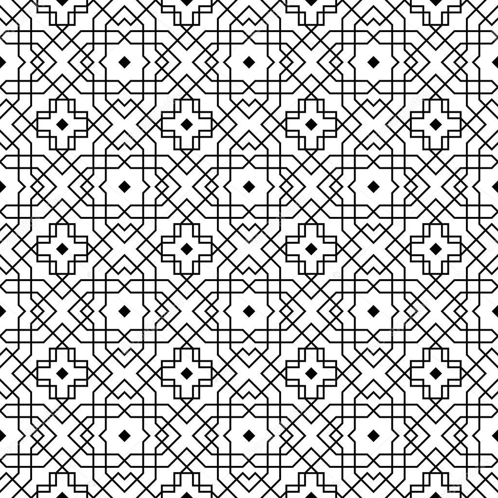 Geometric Line Pattern Vector