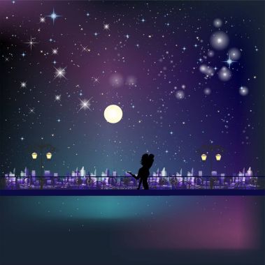 Köprüde toplantı gece