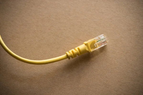 Połączenia sieci LAN kabel Ethernet Rj45 — Zdjęcie stockowe