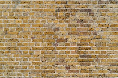 Soyut tuğla şekilli arka plan ve arkaplan, boş kopya alanı. Tuğla duvar genişliğinde duvarcılık manzarası.