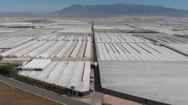 El Ejido 'daki seralar, Almerya, İspanya