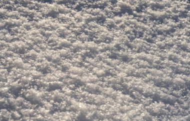 Taze kar dokusunun mavi tonda arkaplanı