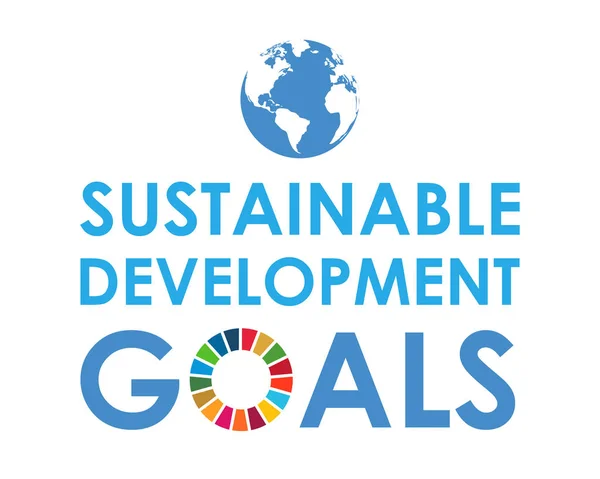 Şirket sosyal sorumluluk logosu. Sürdürülebilir Kalkınma Hedefleri - Birleşmiş Milletler vektör çizimi. Sdg renk simgesi. Reklam, web, mobil uygulama, tanıtım için resim. Ui Ux tasarım ögesi.