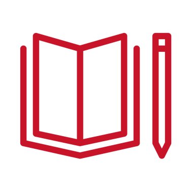 Kaliteli eğitim renk simgesi. Kurumsal sosyal sorumluluk. Sürdürülebilir Kalkınma Hedefleri. SDG işareti. Reklam, web, mobil uygulama için piktogram. Ui Ux tasarım elemanı. Düzenlenebilir vuruş.