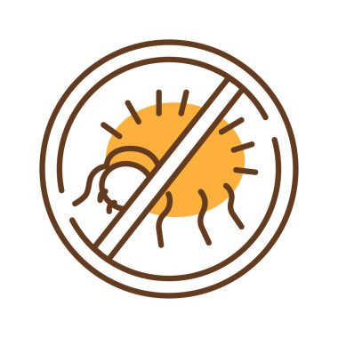 Antialerjik madde renk çizgisi simgesi. Alerjik semptomları azaltmak ya da kontrol etmek. Web sayfası için piktogram, mobil uygulama, tanıtım. Ui Ux Gui tasarım elemanı. Düzenlenebilir vuruş.