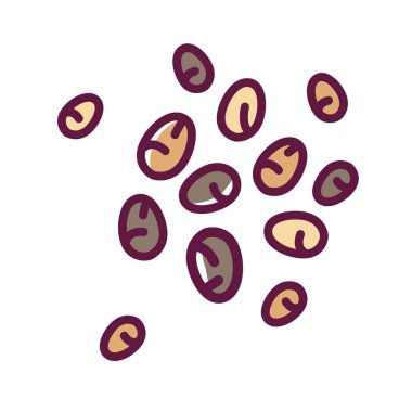 Chia renk çizgisi simgesi. Temel elementleri ve mineralleri ele geçirin. Popüler beslenme eğilimlerinden biri. Web sayfası için piktogram, mobil uygulama, tanıtım. Ui Ux Gui tasarım elemanı. Düzenlenebilir vuruş.