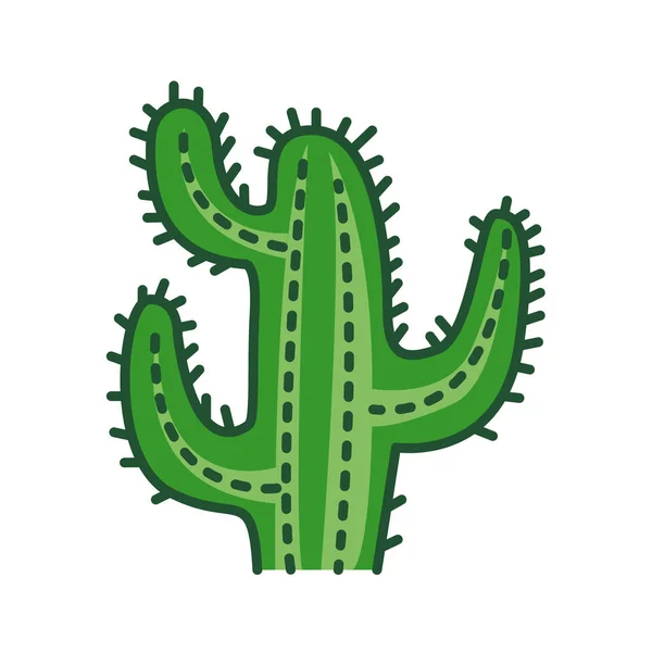 Icône couleur Cactus. Type de plante adapté aux climats chauds et secs. Pictogramme pour page web, application mobile, promo. Élément de conception UI UX GUI. Course modifiable. — Image vectorielle