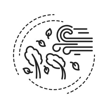 Kasırga siyah hat ikonu. Tropikal bölgelerdeki sıcak sularda oluşan yüksek hızlı rüzgarlarla dönen büyük bir fırtına. Web sayfası için piktogram, mobil uygulama, tanıtım. UI UX Arayüz tasarım ögesi