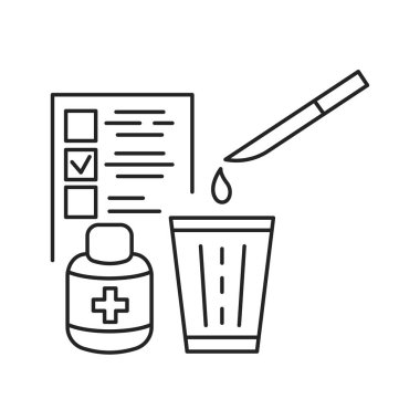 Bağışıklık sistemi siyah çizgi simgesi. Çocuklarda bağışıklık sistemi koruması. Web sayfası için piktogram, mobil uygulama, tanıtım. UI UX Arayüz tasarım ögesi.