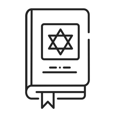 Fantezi kitabı siyah çizgi ikonu. Fantastik kurgu fikri ince çizgi çizimi. Hayali dünya romanları. Web sayfası için piktogram, mobil uygulama, tanıtım. UI UX GUI tasarım elemanı. Düzenlenebilir vuruş.