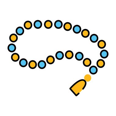 Bauble bilezik renk çizgisi simgesi. Suç ortaklığı. Web sayfası için piktogram, mobil uygulama, tanıtım. UI UX GUI tasarım elemanı. Düzenlenebilir vuruş.