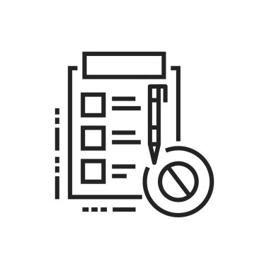 Dilekçe siyah simgesi. Protesto ve oylama. Web sayfası için piktogram, mobil uygulama, tanıtım. Düzenlenebilir vuruş.