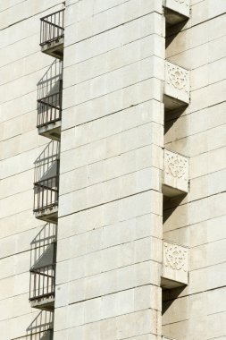 Doku, desen, arka plan. Windows betonarme binaların kentsel peyzaj