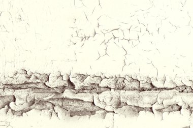 Doku, desen, arka plan. eski boya. Beton duvar p kırık