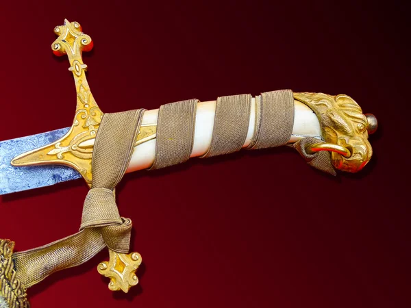 Ultra magas minőségű antik bemutató minőségű kard kard H. Wil — Stock Fotó