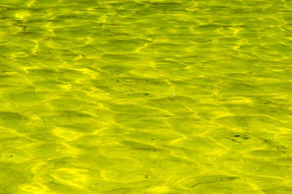 Вода Желтом Бассейне Детская Площадка Езды — стоковое фото