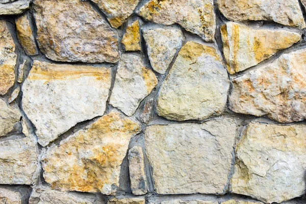 Textura Fondo Pared Construida Con Piedras Granito — Foto de Stock