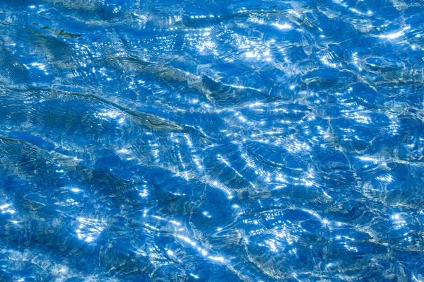 Тло Текстури Вода Басейні Фотографується Протилежному Світлі Відблиски Від Сонця — стокове фото