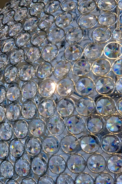 Textura Padrão Fundo Lustre Cristal Claro Com Foco Turvo — Fotografia de Stock