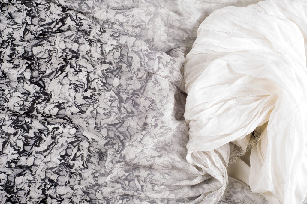 Texture Background Women’s Skirt Figure Horses Stock Photo by ©ekina1