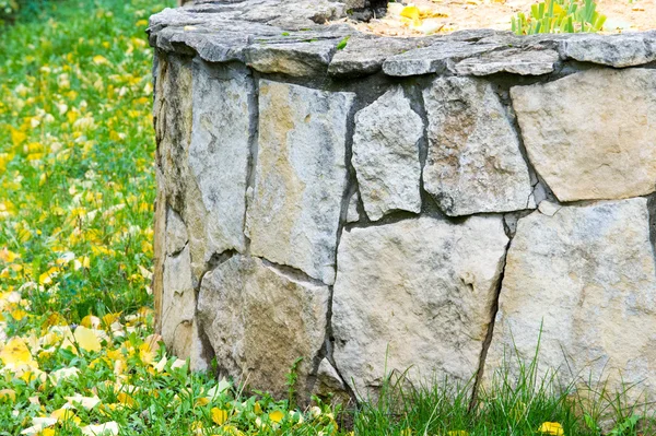 Bitmappatroon Patroon Achtergrond Granieten Stenen Zandsteen Bekleed Barrière Bedden Sedimentair — Stockfoto