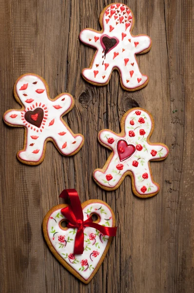 Galletas San Valentín. Estudio de fotografía — Foto de Stock