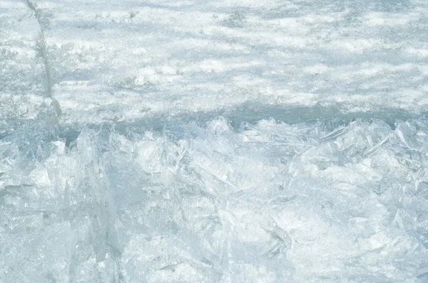 Texture Ice Frozen Ice River — Stock Photo, Image