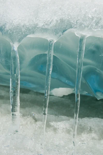 Doku Buz Donmuş Buz Nehri Üzerinde — Stok fotoğraf