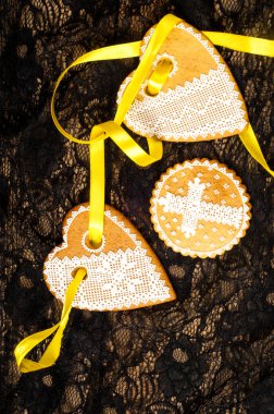 Paskalya kurabiyeleri. Bisküvi, çerez, fal kurabiyesi, tereyağlı kurabiye